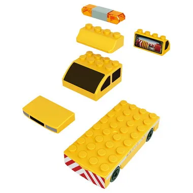 トミカ・プラレールブロック　高速パトロールカー