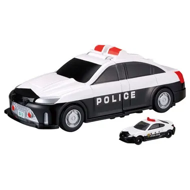 トミカビークルタウン　変形パトロールカー（トミカ付き）
