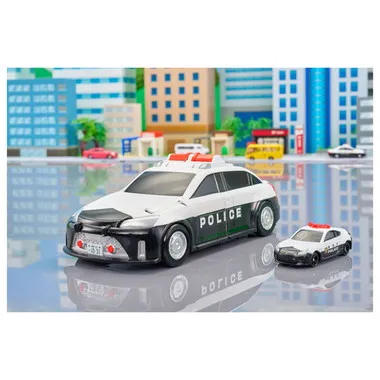 トミカビークルタウン　変形パトロールカー（トミカ付き）