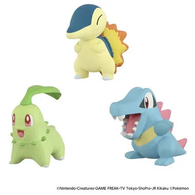 ポケモン30周年記念　モンコレ旅立ちの3匹セット　ジョウト地方