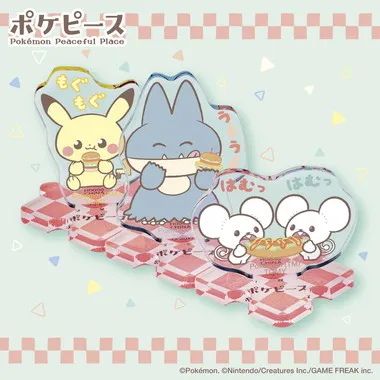 ポケモン　ポケピース　ちょこんとつながるアクリルスタンド　～Diner～