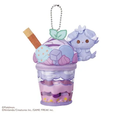 ポケモン　ポケピース　ニャスパーのブルーベリーパフェぬいぐるみチャーム