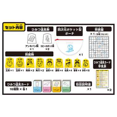 【取り寄せ商品】ドラえもん　ひみつ道具将棋