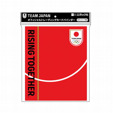 【メーカー取寄】TEAM JAPAN オフィシャルトレーディングカードバインダー RED