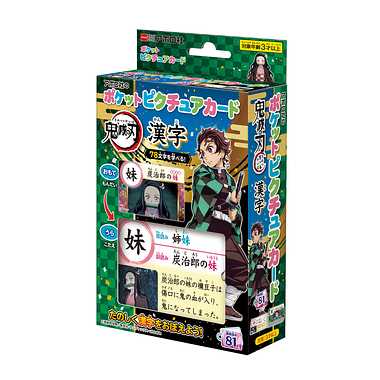08-315 ポケットピクチュアカード 鬼滅の刃 漢字