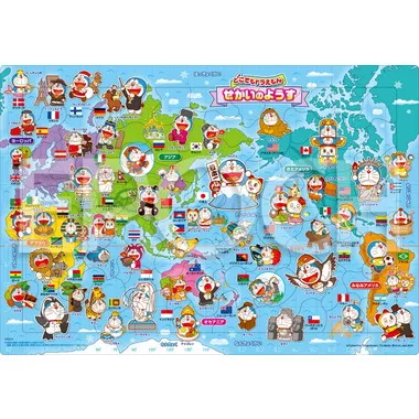 【予約】25-315 ピクチュアパズル　どこでもドラえもん せかいのようす