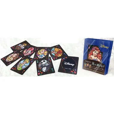 DT-02 ディズニーキャラクター　ステンドグラス　トランプ