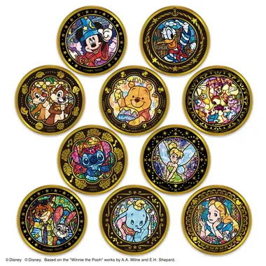 メーカー取寄】DKB-A01 金バッジ ディズニーキャラクター マルチ 1