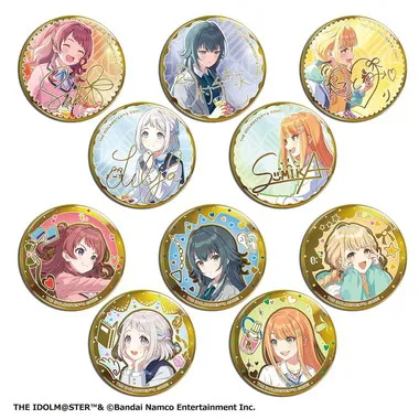 |メーカー品切れ中|【メーカー取寄】TKB-A04 学園アイドルマスター 金バッジ　Ｖｏｌ．１　
