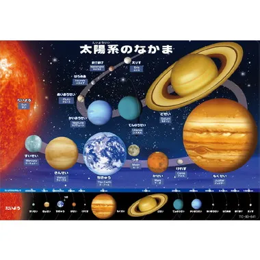 【メーカー取寄】チャイルドパズル　太陽系のなかま