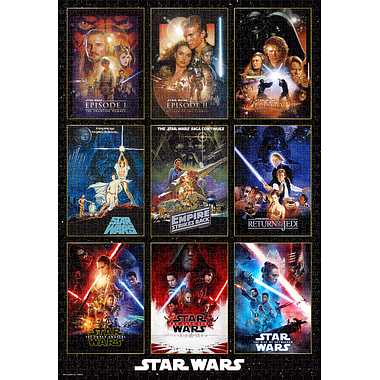 【メーカー取寄】W-1000-673 Ｍｏｖｉｅ　Ｐｏｓｔｅｒ　Ｃｏｌｌｅｃｔｉｏｎ　Ｓｔａｒ　Ｗａｒｓ