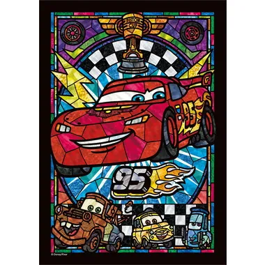 |メーカー品切れ中|【メーカー取寄】DSG-266-956 ライトニング・マックィーン　ステンドグラス〈ステンドアート〉
