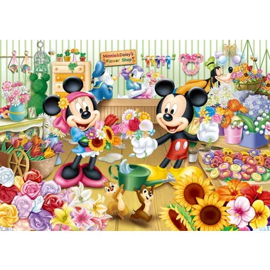 |メーカー品切れ中|【メーカー取寄】DC-60-045 シルエットピースチャイルドパズル　すてきなおはなやさん