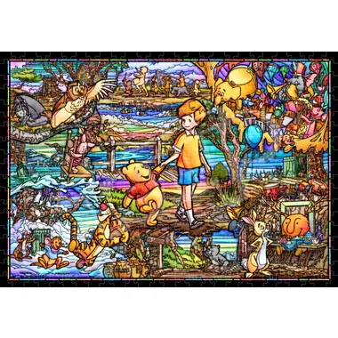 DSG-500-628 くまのプーさん　ストーリー　ステンドグラス