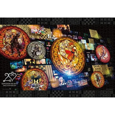 |メーカー品切れ中|【メーカー取寄】D-1000-038 キングダム　ハーツ／２０ｔｈ　Ａｎｎｉｖｅｒｓａｒｙ＜ステンドグラス＞