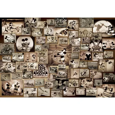 |メーカー品切れ中|【メーカー取寄】D-1000-398 ミッキーマウス　モノクロ映画コレクション 1000P