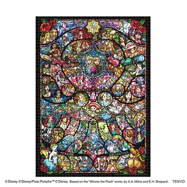 【メーカー取寄】D-2000-636 ヒロインコレクション　ステンドグラス（ディズニー＆ディズニー／ピクサー）