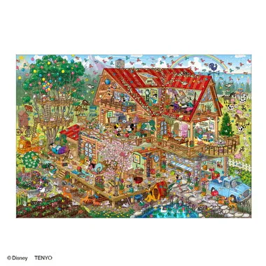 D-1000-866 にぎやかなログハウス（ミッキー＆フレンズ）