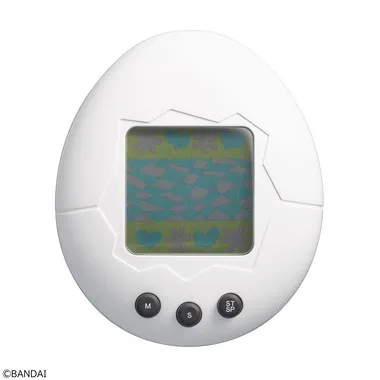きゃらタイマー　たまごっち　白