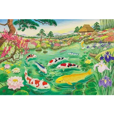 【メーカー取寄】1000-897 百花 遊鯉図