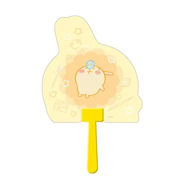 【メーカー取寄】ダイカットうちわ　うさぎ⑤