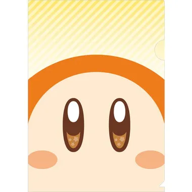 【メーカー取寄】星のカービィ　プププフェイス　クリアファイル　②ワドルディ