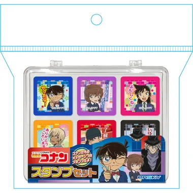 【メーカー取寄】スタンプセット　名探偵コナン