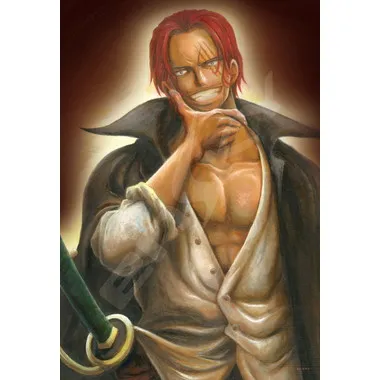 【メーカー取寄】300-1381 肖像画シャンクス　ワンピース