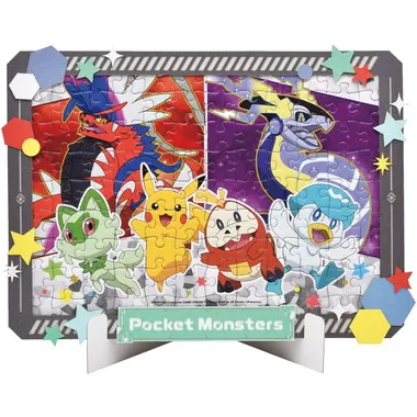 【メーカー取寄】108-DP09 アートデコレーションジグソー　　冒険のはじまり　ポケットモンスター