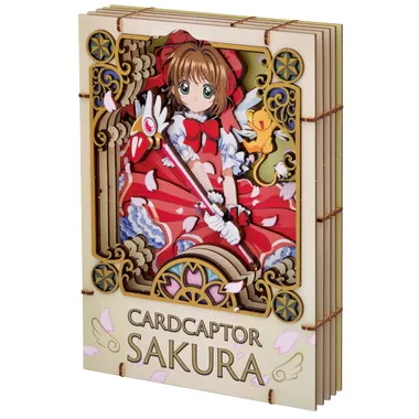 |メーカー品切れ中|【メーカー取寄】PT-WP08 　ペーパーシアター-ウッドスタイル-プレミアム/カードキャプター誕生　カードキャプターさくら