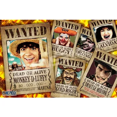 【メーカー取寄】1000-593  WANTED POSTER　Netflix実写『ONE PIECE』