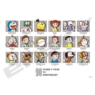 藤子・F・不二雄　額付ピンズ　ピンバッジ　F.original　キャラ集合 藤子不二雄 キャラクターピンズコレクション 全5種｜Yahoo