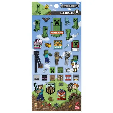|メーカー品切れ中|【メーカー取寄】クリアシール　A MINECRAFT マインクラフト
