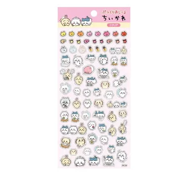 【メーカー取寄】ぷっくりあしーる　①クリア　ちいかわ
