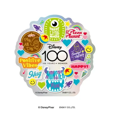 トラベルステッカー 7　Disney 100