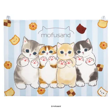 |メーカー品切れ中|【メーカー取寄】mofusand　ファブリックポスター M　ゆるにゃん