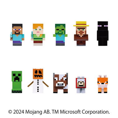 【メーカー取寄】MINECRAFT マインクラフト ソフビパペットマスコット