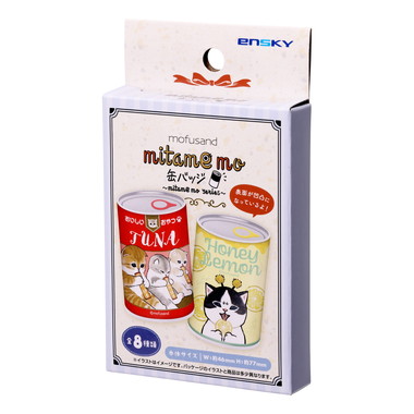 【メーカー取寄】mofusand mitamemo缶バッジ