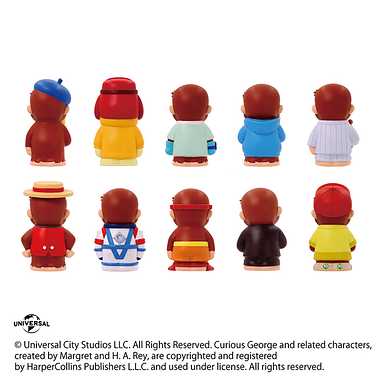 【メーカー取寄】おさるのジョージ　ソフビパペットマスコット