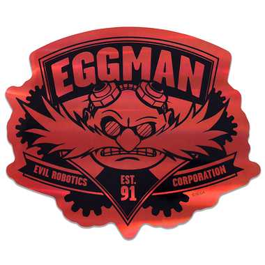 【メーカー取寄】ソニック・ザ・ヘッジホッグ　プリズムトラベルステッカー　②EGGMAN
