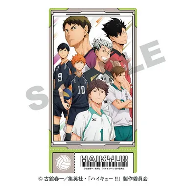 【メーカー取寄】ビジュアルクリアチケット2 アニメ『ハイキュー!!』