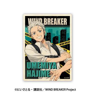 |メーカー品切れ中|【メーカー取寄】トラベルステッカー 2.梅宮一 TVアニメ『WIND BREAKER』