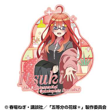 |メーカー品切れ中|【メーカー取寄】五等分の花嫁＊ トラベルステッカー⑩中野五月(おかえり)