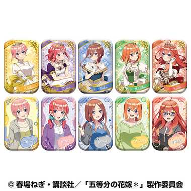 【メーカー取寄】五等分の花嫁＊ まるかくカンバッジ3