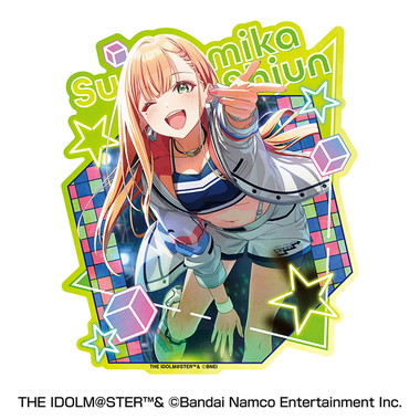 【メーカー取寄】トラベルステッカー　⑦紫雲清夏 学園アイドルマスター
