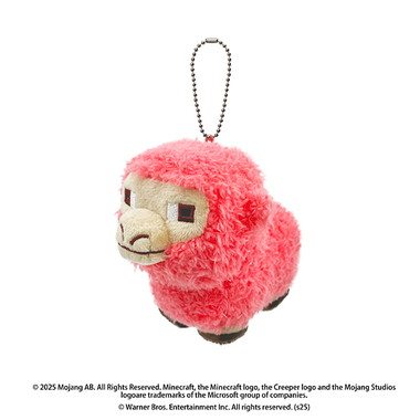 |メーカー品切れ中|【メーカー取寄】もふもふマスコットキーホルダー ②SHEEP マインクラフト ザ・ムービー
