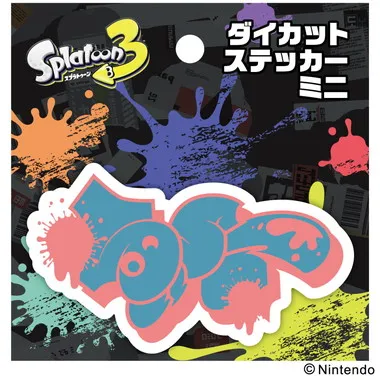 【メーカー取寄】ダイカットステッカーミニ ⑦　スプラトゥーン3