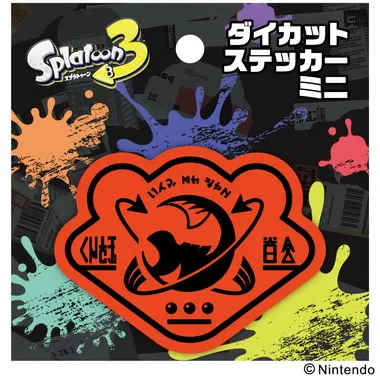 【メーカー取寄】ダイカットステッカーミニ ⑧　スプラトゥーン3