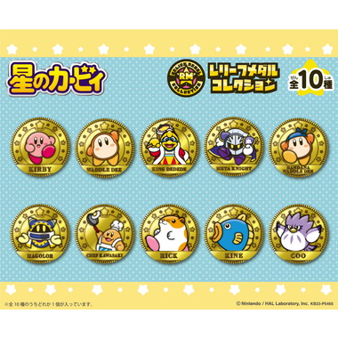 【メーカー取寄】星のカービィ　レリーフメダルコレクション