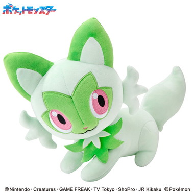 |メーカー品切れ中|【メーカー取寄】もふもふ★うでまくら ニャオハ ポケットモンスター